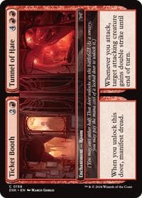 Ticket Booth // Tunnel of Hate - Duskmourn: House of Horror - Magic: The Gathering card