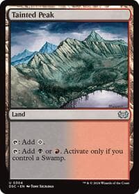 Tainted Peak - Commander: Duskmourn: House of Horror - Magic: The Gathering card