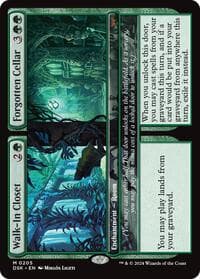 Walk-In Closet // Forgotten Cellar - Duskmourn: House of Horror - Magic: The Gathering card