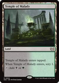 Temple of Malady - Commander: Duskmourn: House of Horror - Magic: The Gathering card
