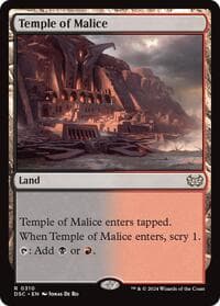 Temple of Malice - Commander: Duskmourn: House of Horror - Magic: The Gathering card