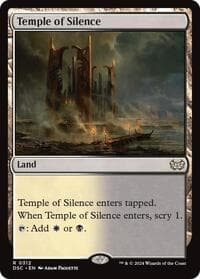 Temple of Silence - Commander: Duskmourn: House of Horror - Magic: The Gathering card