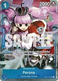 Perona (Championship 2024 Finalist Card Set) - One Piece Promotion Cards - One Piece Card Game card