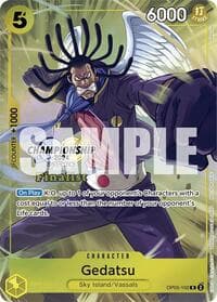 Gedatsu (Championship 2024 Finalist Card Set) - One Piece Promotion Cards - One Piece Card Game card
