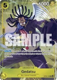 Gedatsu (Championship 2024 Top Player Pack) - One Piece Promotion Cards - One Piece Card Game card