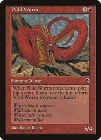 Wild Wurm - Tempest - Magic: The Gathering card
