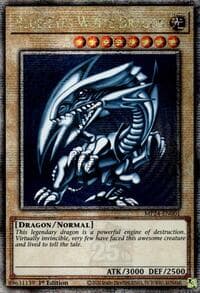 Blue-Eyes White Dragon (Quarter Century Secret Rare) - 25th Anniversary Tin: Dueling Mirrors - YuGiOh card