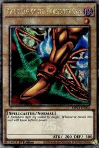 Right Leg of the Forbidden One (Quarter Century Secret Rare) - 25th Anniversary Tin: Dueling Mirrors - YuGiOh card