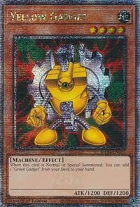 Yellow Gadget (Quarter Century Secret Rare) - 25th Anniversary Tin: Dueling Mirrors - YuGiOh card