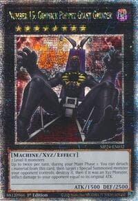 Number 15: Gimmick Puppet Giant Grinder (Quarter Century Secret Rare) - 25th Anniversary Tin: Dueling Mirrors - YuGiOh card