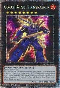 Coach King Giantrainer (Quarter Century Secret Rare) - 25th Anniversary Tin: Dueling Mirrors - YuGiOh card