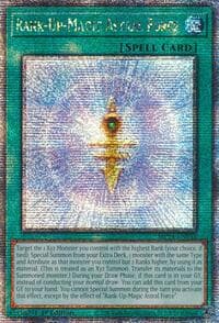 Rank-Up-Magic Astral Force (Quarter Century Secret Rare) - 25th Anniversary Tin: Dueling Mirrors - YuGiOh card