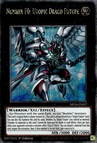 Number F0: Utopic Draco Future (Quarter Century Secret Rare) - 25th Anniversary Tin: Dueling Mirrors - YuGiOh card