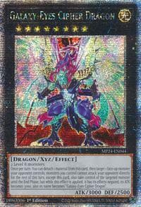Galaxy-Eyes Cipher Dragon (Quarter Century Secret Rare) - 25th Anniversary Tin: Dueling Mirrors - YuGiOh card
