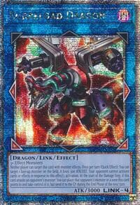 Borreload Dragon (Alternate Art) (Quarter Century Secret Rare) - 25th Anniversary Tin: Dueling Mirrors - YuGiOh card
