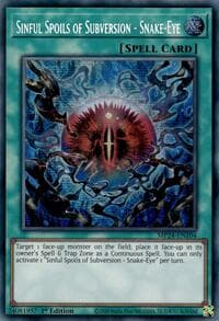 Sinful Spoils of Subversion - Snake-Eye - 25th Anniversary Tin: Dueling Mirrors - YuGiOh card