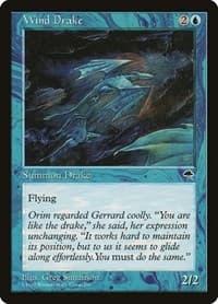 Wind Drake - Tempest - Magic: The Gathering card
