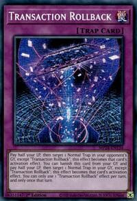 Transaction Rollback - 25th Anniversary Tin: Dueling Mirrors - YuGiOh card