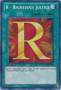 R - Righteous Justice - Ra Yellow Mega Pack - YuGiOh card