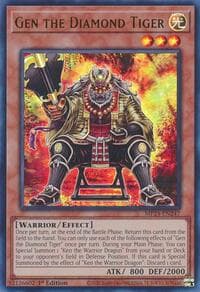 Gen the Diamond Tiger - 25th Anniversary Tin: Dueling Mirrors - YuGiOh card