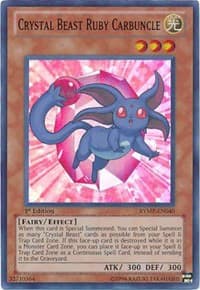 Crystal Beast Ruby Carbuncle - Ra Yellow Mega Pack - YuGiOh card