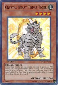 Crystal Beast Topaz Tiger - Ra Yellow Mega Pack - YuGiOh card