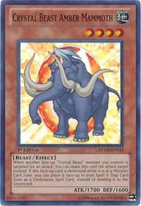 Crystal Beast Amber Mammoth - Ra Yellow Mega Pack - YuGiOh card