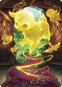 Enduring Innocence Art Card - Art Series: Duskmourn: House of Horror - Magic: The Gathering card
