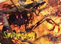 Unwanted Remake Art Card (Gold-Stamped Signature) - Art Series: Duskmourn: House of Horror - Magic: The Gathering card