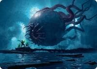Abhorrent Oculus Art Card - Art Series: Duskmourn: House of Horror - Magic: The Gathering card