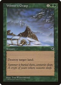 Winter's Grasp - Tempest - Magic: The Gathering card