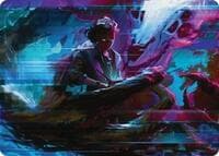Demonic Counsel Art Card (32/54) - Art Series: Duskmourn: House of Horror - Magic: The Gathering card