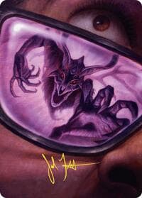 Doomsday Excruciator Art Card (Gold-Stamped Signature) - Art Series: Duskmourn: House of Horror - Magic: The Gathering card