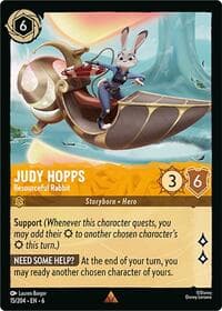 Judy Hopps - Resourceful Rabbit - Azurite Sea - Disney Lorcana card