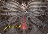 Valgavoth, Terror Eater Art Card (Gold-Stamped Signature) - Art Series: Duskmourn: House of Horror - Magic: The Gathering card