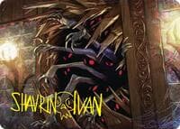 Withering Torment Art Card (Gold-Stamped Signature) - Art Series: Duskmourn: House of Horror - Magic: The Gathering card