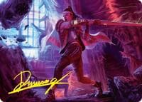 Diversion Specialist Art Card (Gold-Stamped Signature) - Art Series: Duskmourn: House of Horror - Magic: The Gathering card