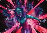 Waltz of Rage Art Card - Art Series: Duskmourn: House of Horror - Magic: The Gathering card