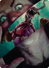 Hauntwoods Shrieker Art Card - Art Series: Duskmourn: House of Horror - Magic: The Gathering card