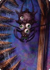Spider Art Card - Art Series: Duskmourn: House of Horror - Magic: The Gathering card
