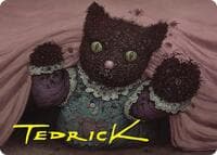 Twitching Doll Art Card (Gold-Stamped Signature) - Art Series: Duskmourn: House of Horror - Magic: The Gathering card