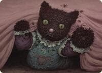 Twitching Doll Art Card - Art Series: Duskmourn: House of Horror - Magic: The Gathering card