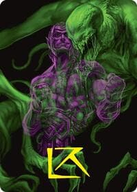 Tyvar, the Pummeler Art Card (Gold-Stamped Signature) - Art Series: Duskmourn: House of Horror - Magic: The Gathering card
