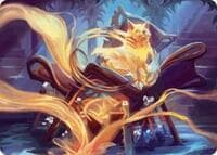 Inquisitive Glimmer Art Card - Art Series: Duskmourn: House of Horror - Magic: The Gathering card