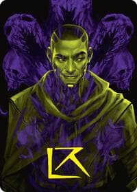 Kaito, Bane of Nightmares Art Card (Gold-Stamped Signature) - Art Series: Duskmourn: House of Horror - Magic: The Gathering card