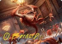 Midnight Mayhem Art Card (Gold-Stamped Signature) - Art Series: Duskmourn: House of Horror - Magic: The Gathering card
