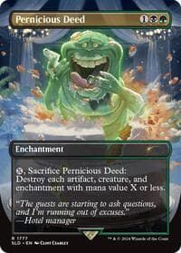 Pernicious Deed - Secret Lair Drop Series - Magic: The Gathering card