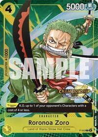 Roronoa Zoro (CS 2024 Event Pack) - One Piece Promotion Cards - One Piece Card Game card