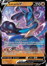 Lucario V - 027/073 (Non-Holo) - Deck Exclusives - Pokemon card
