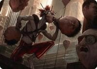 The Jolly Balloon Man Art Card - Art Series: Duskmourn: House of Horror - Magic: The Gathering card
